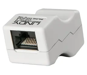 Złącze liniowe Lindy RJ-45 UTP Cat6 szare / Złącze / RJ-45 / UTP / Cat 6