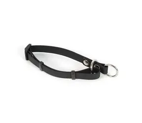 FENICA iQsil obroża wciągana czarna / Dla psów / Nylon / 15 mm / 40 cm