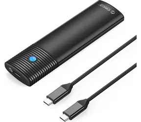 Obudowa zewnętrzna Orico na dysk SSD M.2 NVMe/SATA, czarna / Obudowa zewnętrzna / 10 Gb/s / USB-C 3.2 Gen 2 / obudowa aluminiowa