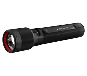 Ledlenser P7R czarna / Latarka ręczna / 2000 lm / zasięg 320 m / IP68 / Li- ION 21700