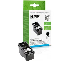 KMP HP CB336EE 350XL refilled černá