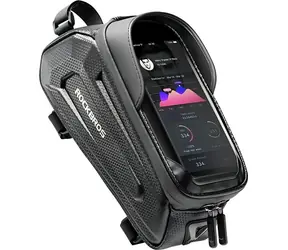 Torba na ramę Rockbros z kieszenią na telefon, czarna / Torba na ramę / 1,7 l