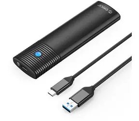 Obudowa zewnętrzna Orico do dysków SSD M.2 SATA czarna / Obudowa zewnętrzna / USB-C / 5 Gbps
