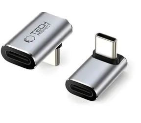 Tech-Protect AA02 szary / Adapter / USB-C - USB-C