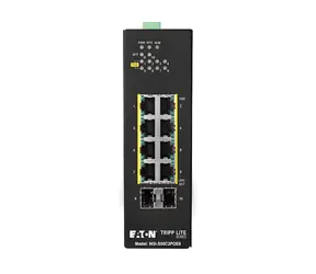 EATON Tripp Lite NGI-S08C2POE8 / Przełącznik / Zarządzalny PoE+ / 8x Gigabit / 240 W / Szyna DIN