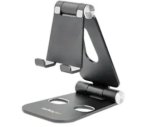 Składany stojak na tablet i telefon StarTech , czarny / Stojak / Przenośny / Do 13" / Aluminiowy