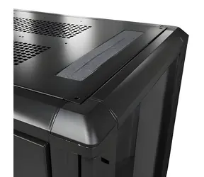 Szafa rack StarTech 25U czarna / Szafa rack / 19" / nośność 800 kg / kółka