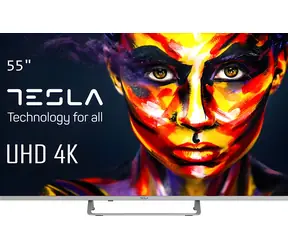 55" TESLA 55E635SUS / Telewizor / UHD LED / Android TV 11 / DVB-T/T2/C/S/S2