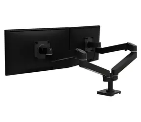 Ergotron LX Pro Dual Side-by-Side Arm / Ramię biurkowe do 2 monitorów / WCB