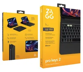 ZAGG Pro Keys 2 black / Klawiatura / do iPada Pro 11" (M4) / układ CZ/SK / podświetlana