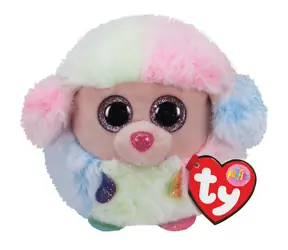 Pluszowa zabawka Ty Puffies RAINBOW / wielokolorowy pudel