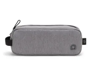 Dicota Eco Motion jasnoszary / Etui na akcesoria / poliester z recyklingu / 23 x 9 x 8 cm