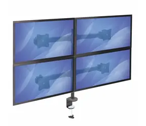 Uchwyt do monitora StarTech 4X ramię 360° czarny / Uchwyt do monitora / VESA 75x75 i 100x100 mm / do 27” / nośność 8 kg
