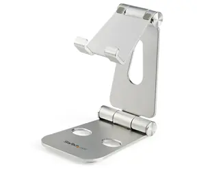 StarTech Składany stojak na telefon i tablet, srebrny / Stojak / aluminium / do 13" / nośność 0,8 kg