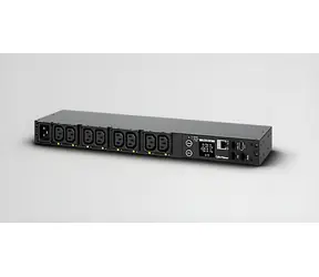 CyberPower Rack PDU z przełącznikiem i licznikiem / PDU / 1U / 16A / C20->8x C13 / LCD
