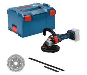 BOSCH GBR 18V-15 S Professional / Akumulatorowa szlifierka do betonu / 125 mm / 3 prędkości / bez akumulatora i ładowarki