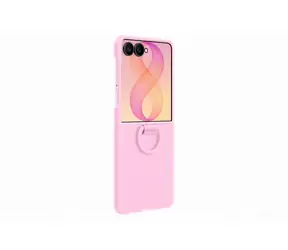 Etui silikonowe magnetyczne do Samsung z uchwytem na palec, różowe / Etui / Samsung Galaxy Z Flip8