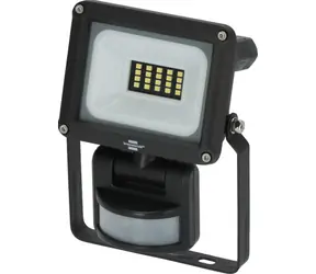 Brennenstuhl JARO 1060 P black / LED spotlight / 10W / 1150lm / IP65 / motion sensor