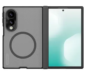 Nillkin Super Frosted FOLD Magnetyczna osłona na Samsung Galaxy Z Fold 8 Przezroczysta Czarna / Tylna osłona