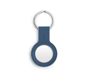 Aiino GiGiTag Twilight Blue / Etui silikonowe / Apple AirTag / z brelokiem