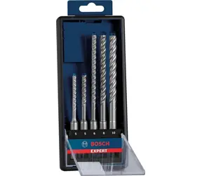 BOSCH 2608900197 SDS PLUS-7X Expert / Zestaw wierteł udarowych / 5 szt. / 5/6/8/10 mm / SDS- PLUS / węglik spiekany