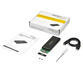 StarTech Box na dysk SSD M.2 SATA / Zewnętrzny box na dysk SSD / USB-C 10 Gb/s / Aluminium