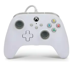 Kontroler przewodowy Acco Brands PowerA do Xbox Series X|S, biały / Kontroler przewodowy