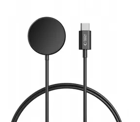 Tech-Protect Ultraboost MC03 czarny / Kabel ładujący / Magnetyczne ładowanie USB-C / Samsung Galaxy Watch / 100 cm