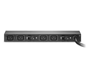 APC Rack PDU Basic 0-1U czarny / Panel rozdzielczy PDU / 32 A / 4X C19 / 200-240 V / 7680 W
