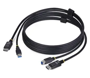 StarTech DU1226-KVM- Cable czarny / kabel KVM / DisplayPort + USB 3.2 / 1,8 m