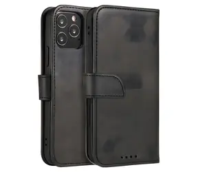 Etui z klapką Hurtel Magnet Case do Motorola Moto E32 czarne / Etui / Klapka / magnetyczne / podstawka
