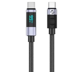 Orico LDC2C czarny / Kabel danych / USB-C do USB-C / Wyświetlacz LED / 100W PD / 2 m / 2 szt.