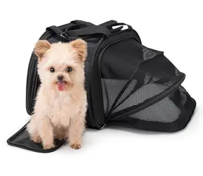 ROCKBROS Torba rowerowa do transportu kotów i psów czarna / 30x20x12 cm