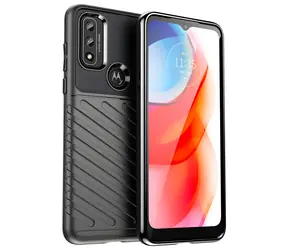 Hurtel Thunder Case czarny / Etui / Motorola Moto G Play 2022