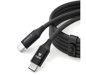 Orico CDX 1m czarny / Kabel USB-C - USB-C / Zasilanie 100W / 5A