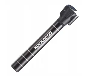 Rockbros JG-1040B czarna / Pompka rowerowa / kompaktowa