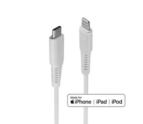 Lindy USB-C do Lightning biały / Kabel / 3 m / 480 Mbit/s / Certyfikat MFi
