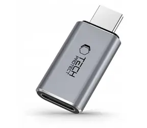 Tech-Protect UltraBoost szary / adapter USB-C męski na Lightning żeński