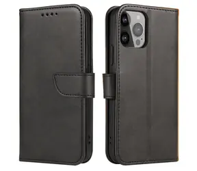 Etui Hurtel Flip Case do Vivo Y16, czarne / Etui / Magnetyczne / Stojak / Portfel