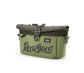 Torba na kierownicę roweru Rockbros W020-1, zielona / składana