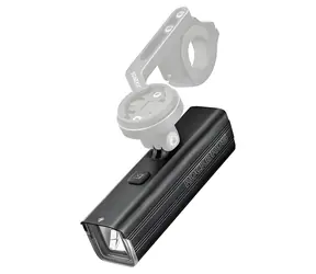 Rockbros RHL1500 czarny / Lampka przednia rowerowa / 1500 lm / 5000 mAh / IPX6