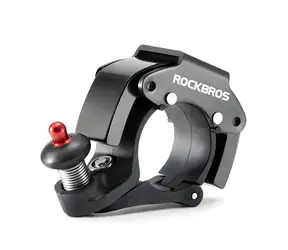 Rockbros 34210006001 czarny / Dzwonek rowerowy / kształt C