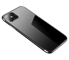 Hurtel Clear Color TPU Cover do Samsung Galaxy A33 5G Czarny / Etui / Żel / Metalowa ramka