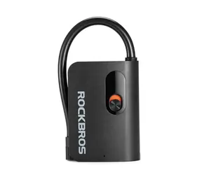 Rockbros L1 Mini czarny / Kompresor rowerowy bezprzewodowy / 70 PSI / Schrader / Wąż 200 mm
