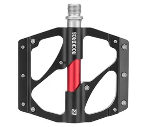 Rockbros 2020-12BBK czarny / Pedały rowerowe / aluminiowe / platformowe