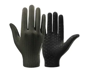 Rękawiczki rowerowe Rockbros Full Finger, rozmiar M, zielone / Rękawiczki / Oddychające