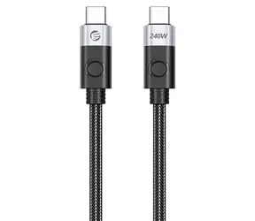 Orico CC240 czarny / Kabel USB-C do USB-C / USB4 / 40 Gb/s / 240 W / 8K 60Hz / 0,5 m