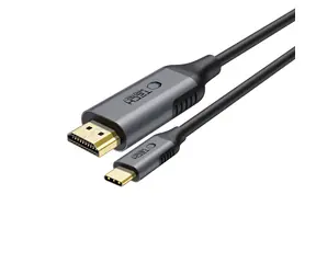 Tech-Protect UltraBoost czarny / kabel USB-C - HDMI / 60 Hz / 180 cm