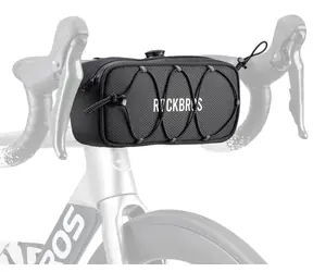 Rockbros TL001 ROAD TO SKY czarny / Torba na kierownicę / 1,9 l / Wodoodporny