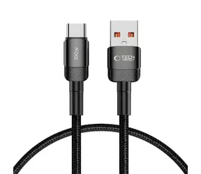 Tech-Protect UltraBoost Evo czarny / kabel USB-C - USB-A / 100 W / 5 A / 0,5 m